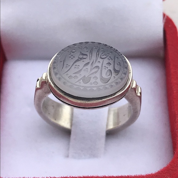 Unique handmade silver ring design splendid agate - Picture 1 of 6